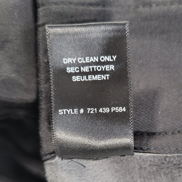 Rebecca Taylor Vegan Leather Romper Black Button Up Zip One Piece Size 10 - Picture 8 of 8